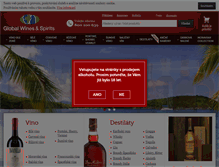 Tablet Screenshot of global-wines.cz