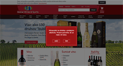 Desktop Screenshot of global-wines.sk